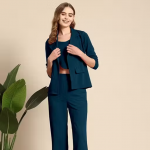 Women Lycra Top and Bottom Co-Ords Set for Women