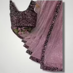 EMBROIDERY HEAVY NET SARI