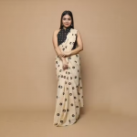 Printed Soft Cotton Mulmul Saree