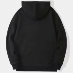 Trendy Black Hoodie for Men with Anime Print | Stylish Winter Wear Sweatshirt
