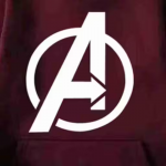 Men's Long sleeve Printed Sweatshirt Hoodie Round Neck Pullover Fitted Fleece fabric