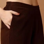 Brown co-ord set | sleeveless co-ord set | women summer co-ord set | stylish co-ord set | trendy two piece set