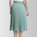 Skirt For Women | Women's Abstract Asymmetric Mint Green Skirts