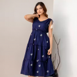 WOMEN LONG EMBROIDERED GOWN