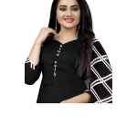 Women's Cotton Printed Salwar Suit & Dupatta