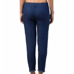 Regular Fit Women Denim Blue Denim Trousers Jeans