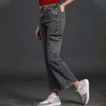 Six pocket girls jeans