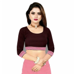 Silk Blend Multicolor Embroidered Saree